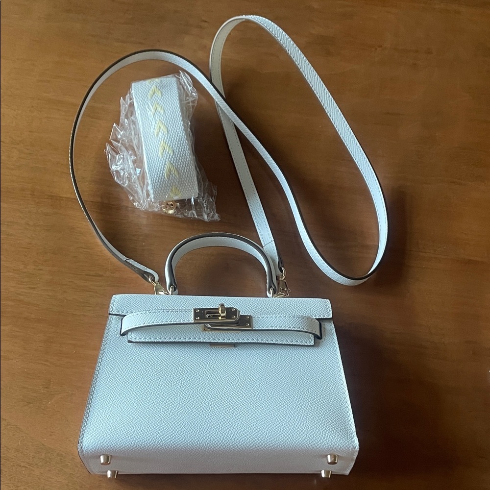 LILy & BEAN Hettie Bag - White Leather